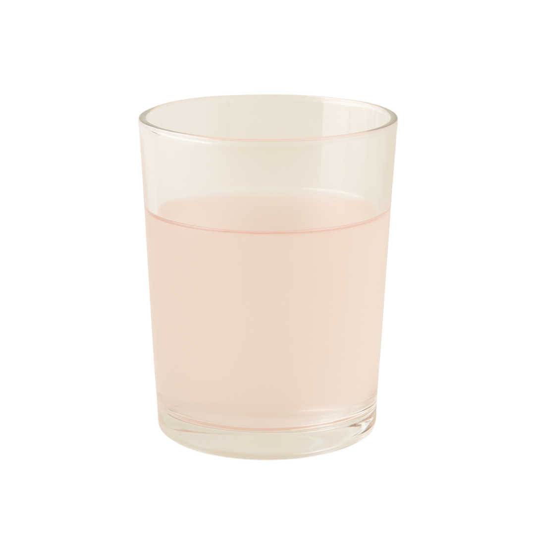 Glass of Collagen Peptides.