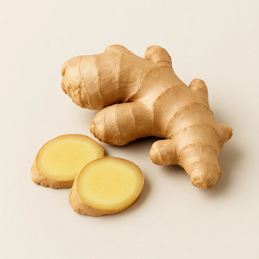 Ginger on light background