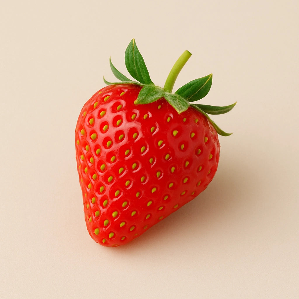 Strawberry fruit on light background