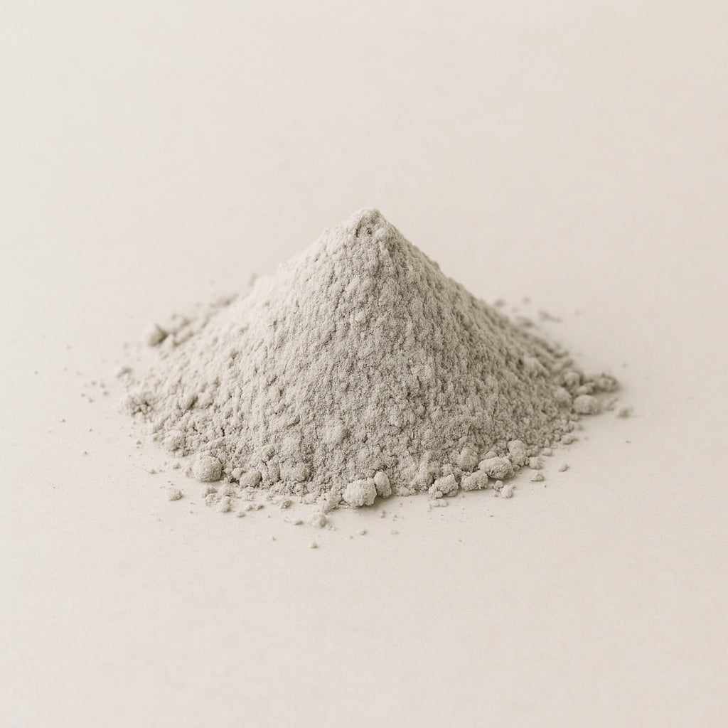 Magnesium powder on light background