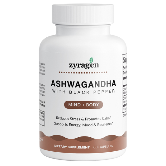 Zyragen Ashwaganda with black pepper